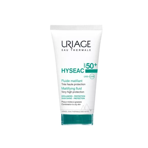 Uriage Hyséac fluid SPF50+ mattító fényvédő zsíros bőrre 50ML