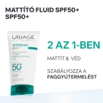 Uriage Hyséac fluid SPF50+ mattító fényvédő zsíros bőrre 50ML
