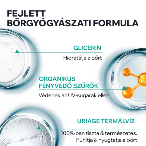 Uriage Hyséac fluid SPF50+ mattító fényvédő zsíros bőrre 50ML