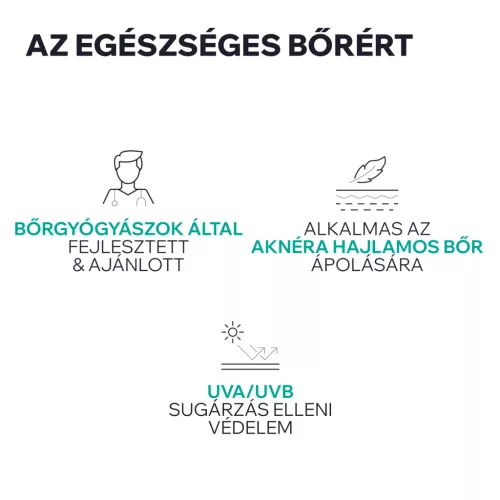 Uriage Hyséac fluid SPF50+ mattító fényvédő zsíros bőrre 50ML