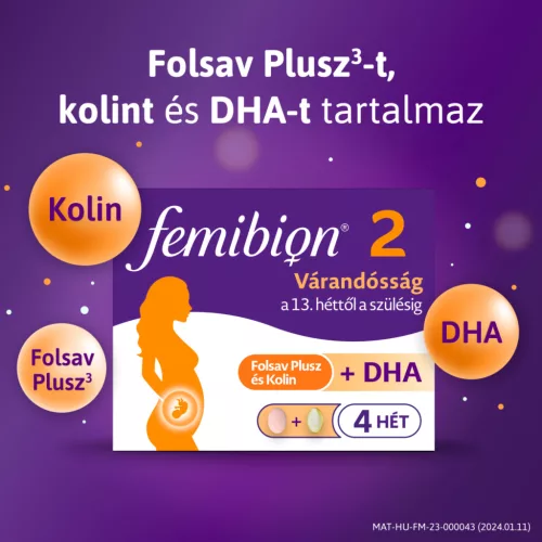 Femibion 2 Várandósság kapszula+ filmtabletta 56+56 