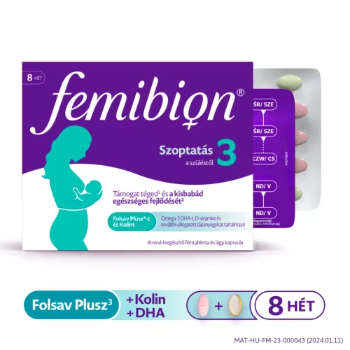 Femibion 3 Szoptatás kapszula és filmtabletta 28+28 