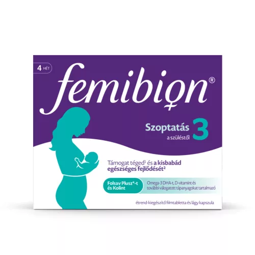 Femibion 3 Szoptatás kapszula és filmtabletta 56+56 