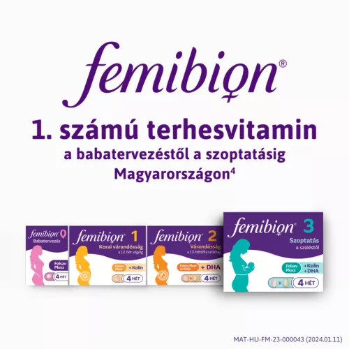 Femibion 3 Szoptatás kapszula és filmtabletta 56+56 
