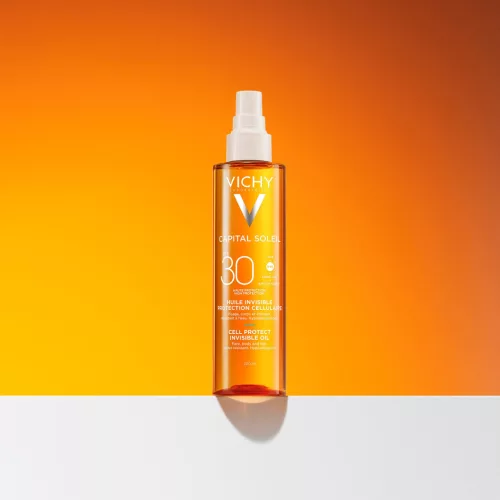 VICHY Capital Soleil Cell Protect SPF50+ láthatatlan olaj 200ml