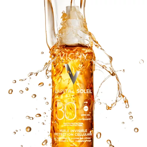 VICHY Capital Soleil Cell Protect SPF50+ láthatatlan olaj 200ml