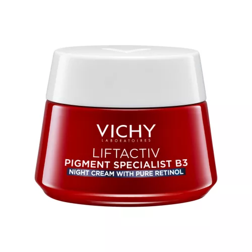 VICHY Liftactiv B3 Bőrtónus korrigáló éjszakai arckrém retinollal 50ml