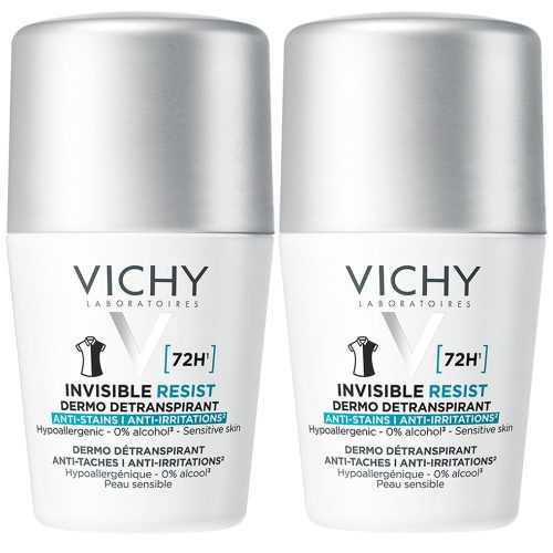 VICHY DEO 72H INVISIBLE RESIST 2X50ML