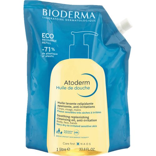 Bioderma Atoderm Olajtusfürdő öko-utántöltő 1L