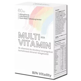 Bio Vitality Multivitamin 400mg lágyzselatin kapszula 60x