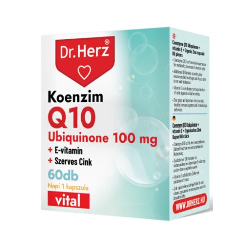 DR HERZ KOENZIM Q10 100MG+E-VIT+CINK KAPSZ. 60X