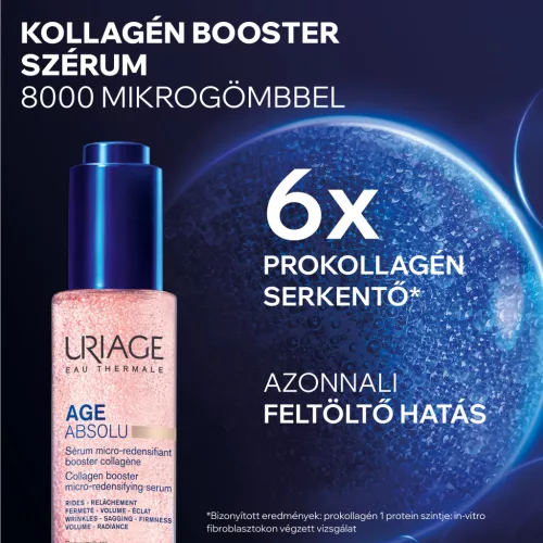 Uriage Age Absolu Börtömörséget fokozó ránctalanító kollagén booster 30ml 