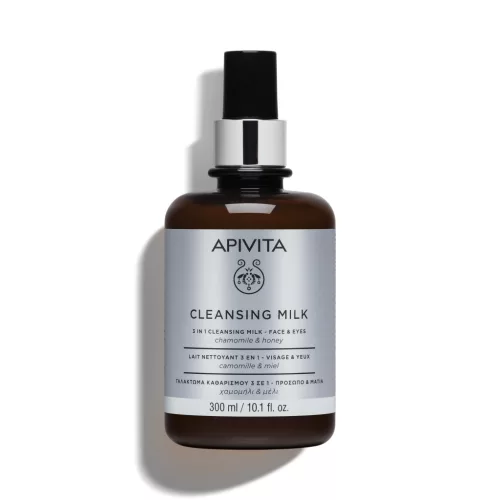 Apivita 3 in1 arctisztító tej minden bőrtipusra 300ml