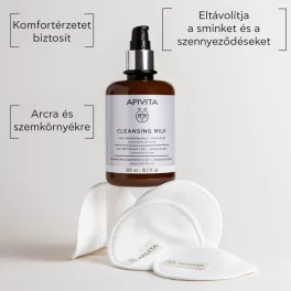 Apivita 3 in1 arctisztító tej minden bőrtipusra 300ml