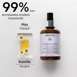 Apivita 3 in1 arctisztító tej minden bőrtipusra 300ml
