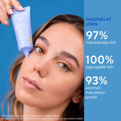 Apivita Aqua Beelicious hidratáló krém színezett SPF30 40ml