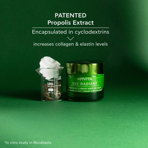 Apivita Bee Radiant Bőrmegújító éjszakai gél-balzsam 50ml