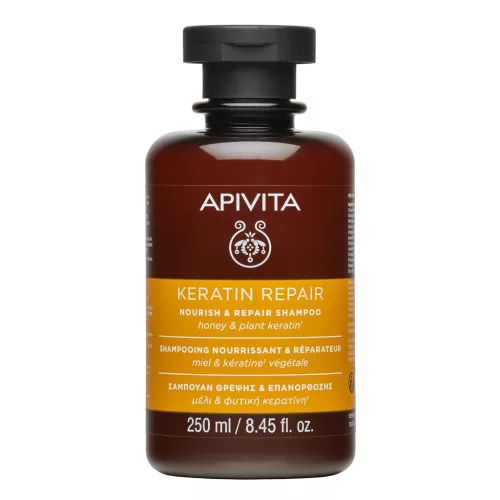 Apivita Sampon Keratin Repair száraz vagy töredezett hajra 250ml