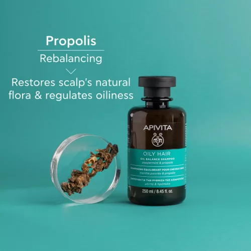 Apivita Sampon zsíros hajra 250ml