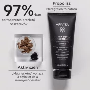 Apivita Black Detox arc- és szemkörnyéktisztító 150ml