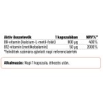 Nordvital Bioaktív Folát (B9-Vitamin) 800mcg 60x