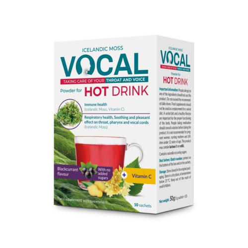 VOCAL HOT DRINK ITALPOR FEKETERIBIZLI 10X5G