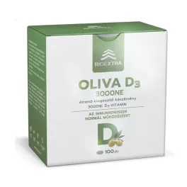 Bioextra Oliva D3-vitamin 3000 NE lágykapszula 100x