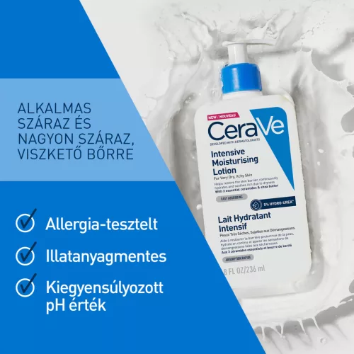 Cerave intenzív hidratáló testápoló tej 236ml