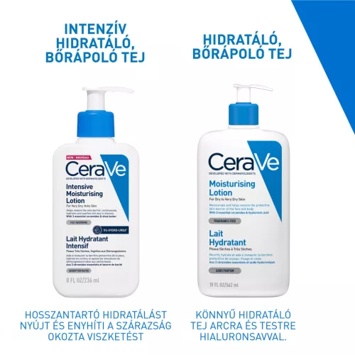 Cerave intenzív hidratáló testápoló tej 236ml