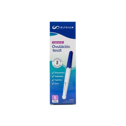 Elysium ovulációs teszt - LH 30 mIU/ml 5x