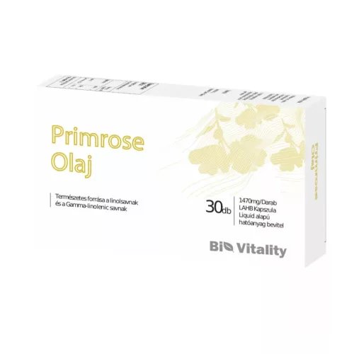 Bio Vitality Ligetszépeolaj lágy zselé kapszula 30x