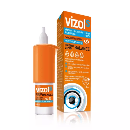 VizolS Hydro Lipid Balance szemcsepp 10ml