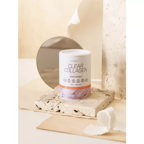 BioTechUSA Clear Collagen Professional barack ice tea ízű kollagén por 350g