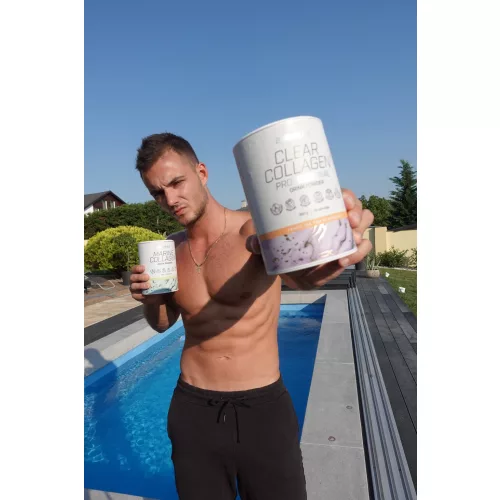 BioTechUSA Clear Collagen Professional barack ice tea ízű kollagén por 350g