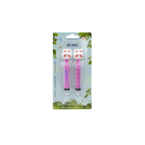 Elysium Nózi Mosó orrmosó fecskendő nyuszi fejjel - 2 db