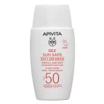 Apivita Bee Sun Safe Daily Age Repair Fluid ráncok, pigmentfoltok ellen SPF50 50ml