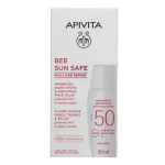 Apivita Bee Sun Safe Daily Age Repair Fluid ráncok, pigmentfoltok ellen SPF50 50ml