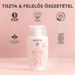 Apivita Bee Sun Safe Daily Age Repair Fluid ráncok, pigmentfoltok ellen SPF50 50ml