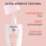Apivita Bee Sun Safe Daily Age Repair Fluid ráncok, pigmentfoltok ellen SPF50 50ml