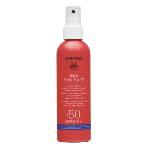 Apivita Bee Sun Safe Spray arcra és testre SPF50 200ml