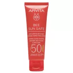 Apivita Bee Sun Safe Színezett arckrém ráncok és pigmentfoltok ellen SPF50 50ml