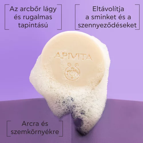Apivita Arctisztító és sminkeltávolító bőrkímélő szappan 80g
