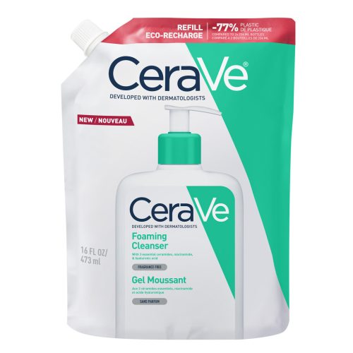 Cerave Habzó tisztító gél utántöltő 473ml