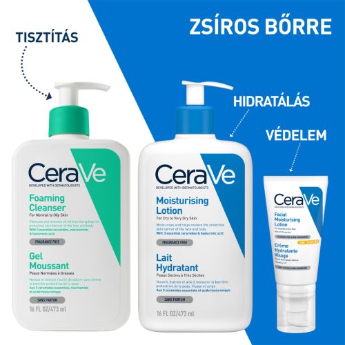 Cerave Habzó tisztító gél utántöltő 473ml