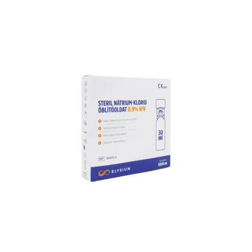 Elysium steril nátrium-klorid seb- és szemöblítő oldat 0,9% V/V 5x30ml