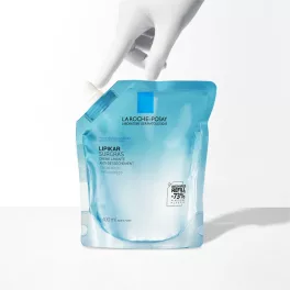   La Roche Posay Lipikar Surgras lipidekben gazdag, bőrszárazság elleni krémtusfürdő utántöltő 400ml