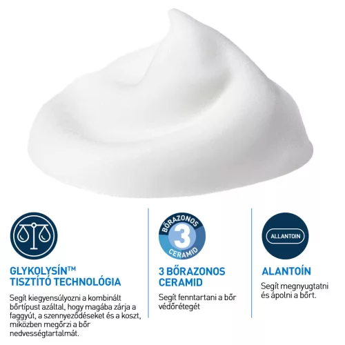 Cerave Kiegyensúlyozó Könnyű Habtisztító 148ml