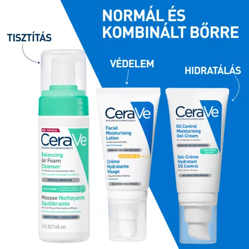 Cerave Kiegyensúlyozó Könnyű Habtisztító 148ml