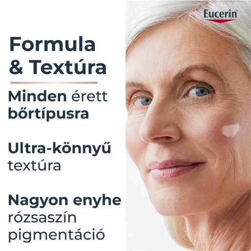 Eucerin Hyaluron-Filler + Elasticity Bőrtömörséget regeneráló nappali arckrém Rose SPF30 öko utántöltő 50ml