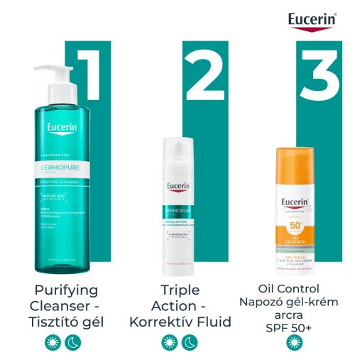 Eucerin DermoPure Clinical Tisztító Gél 400 ml